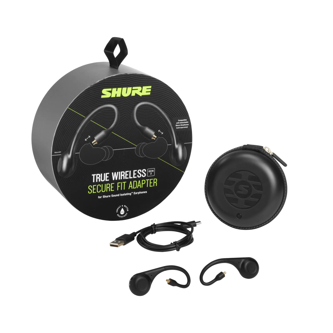 True Wireless Secure Fit Adapter Gen 2 - 着脱式Shure高遮音性