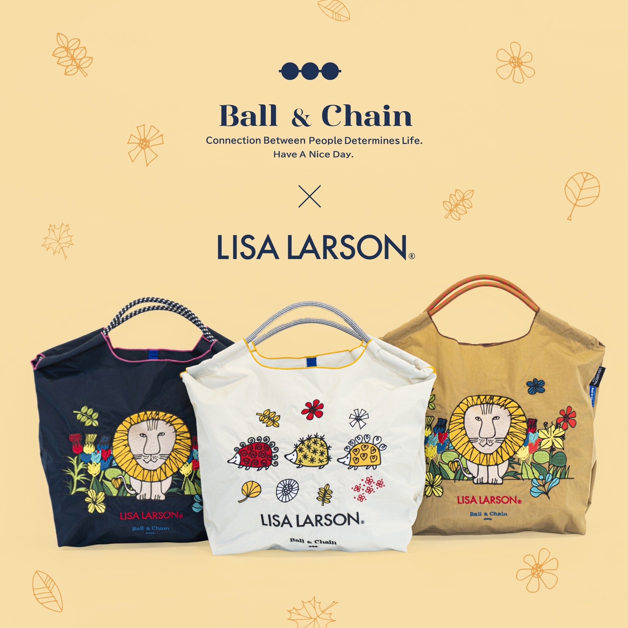 話題のコラボ】Lisa Larson × Ball&Chainコラボレーションバッグ第二弾