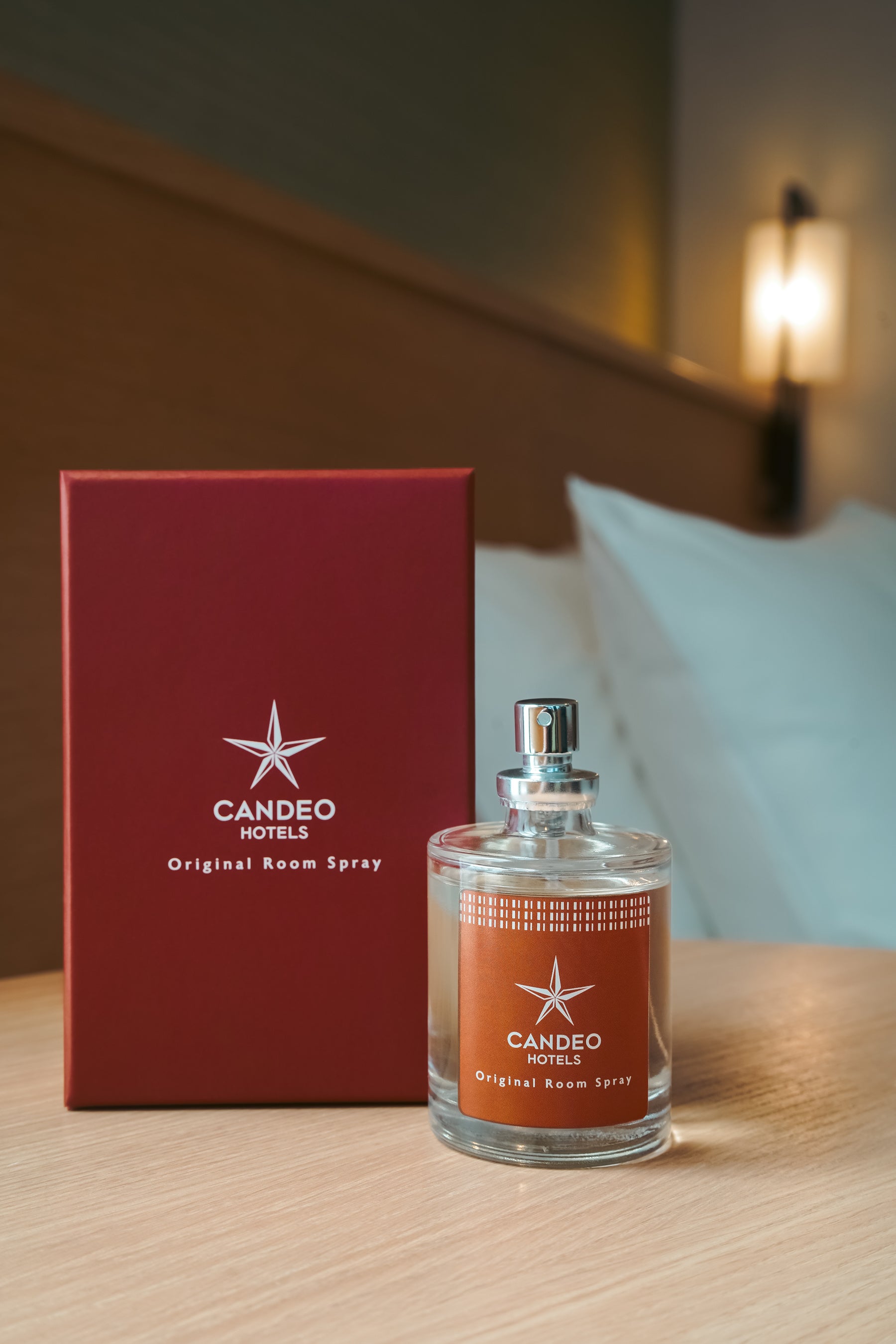 一吹きで、上質な香りと爽やかな空気に包まれる「カンデオホテルズ