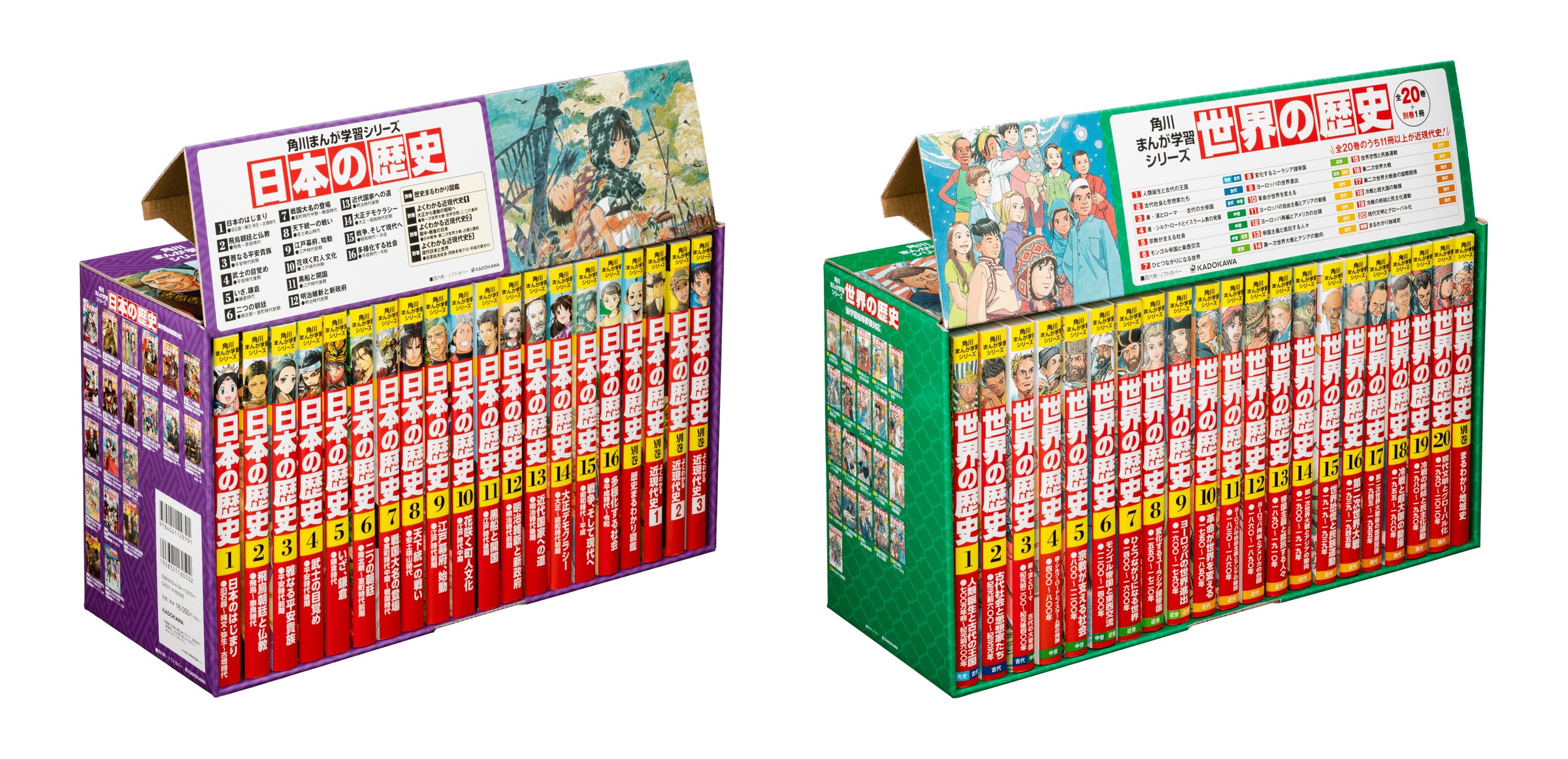 角川まんが学習シリーズ『日本の歴史』、ジャンル別売上で8年連続1位