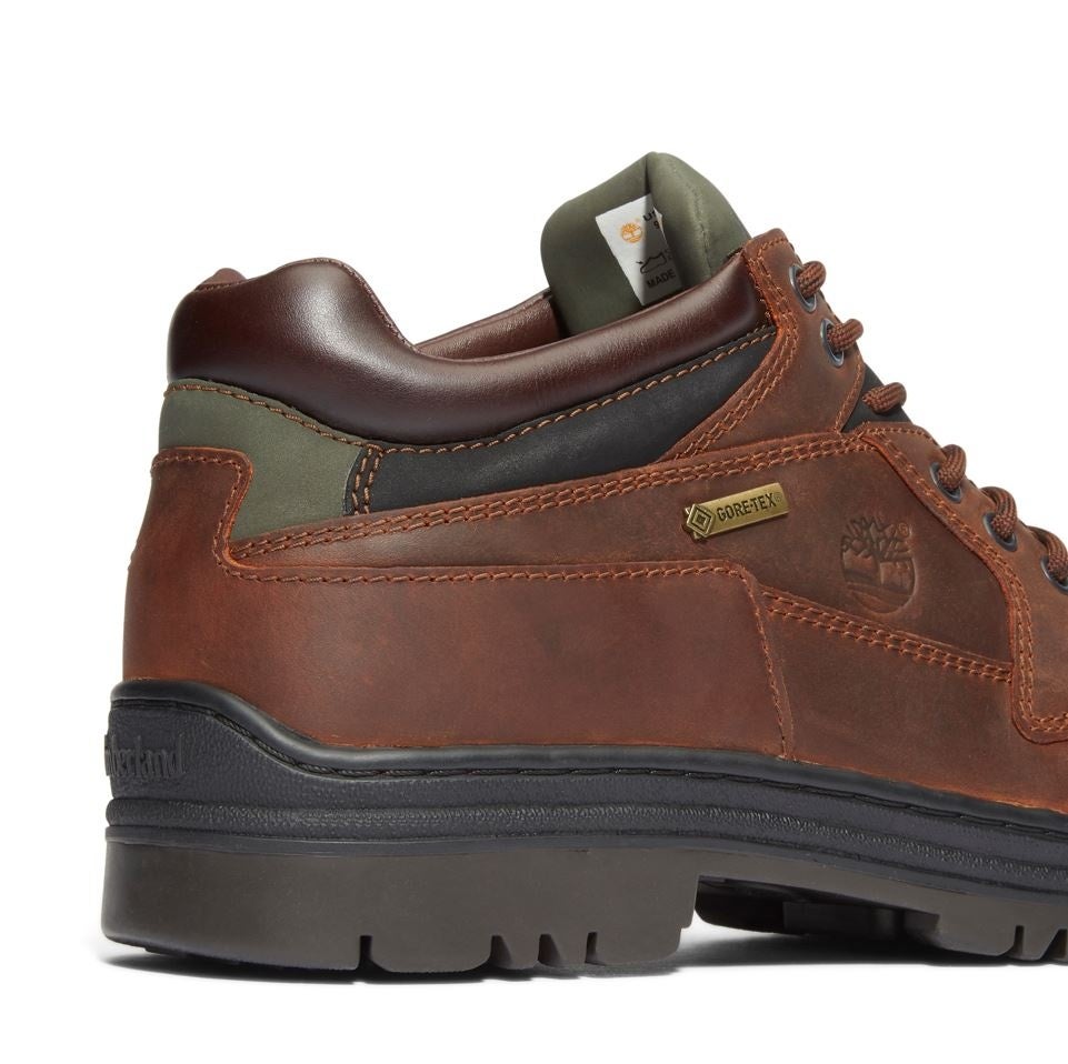 Timberland moc toe goretex ブラウン ヘリテージ GTX モックトゥ ミッド メンズ ｜【Timberland公式通販