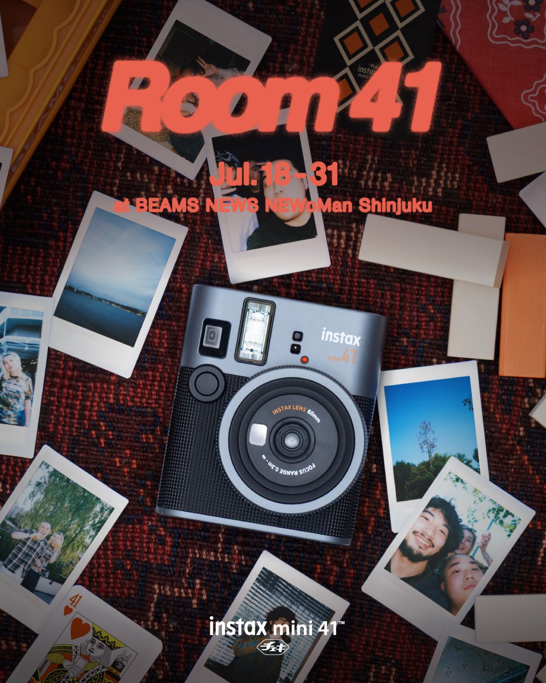 instax™”チェキ“の最新モデルを体験・購入できるポップアップストアが