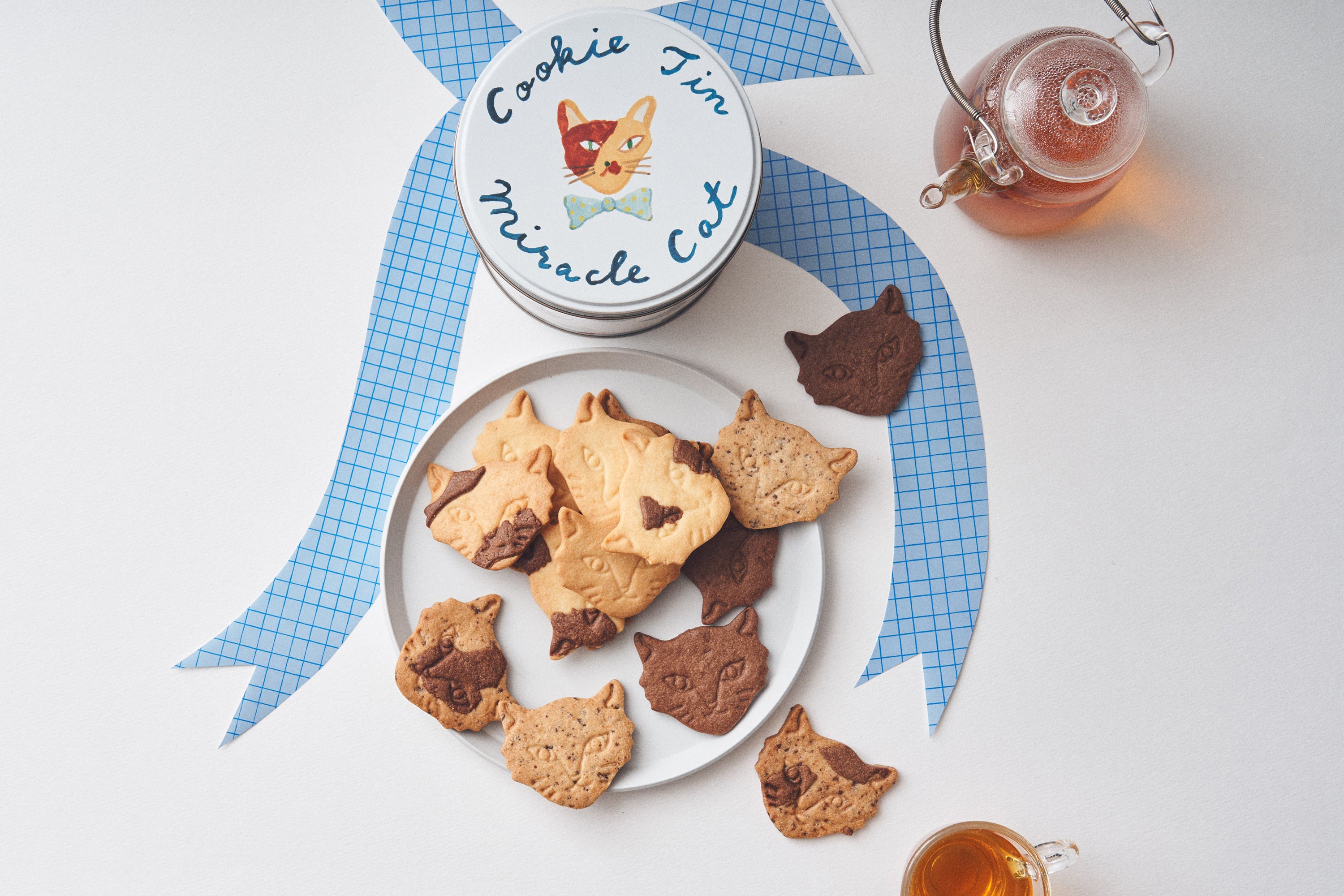 先行販売で大好評！新作「春色ネコクッキー缶」2/22“猫の日”にショップ