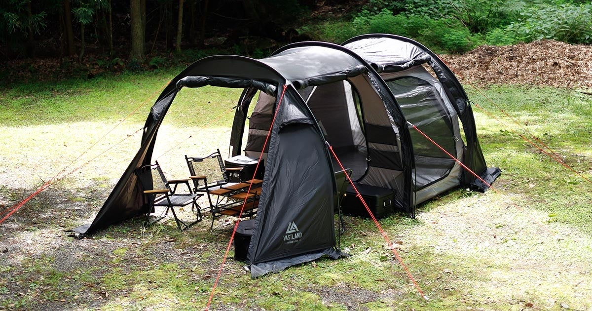 キャンプギアブランド「VASTLAND」、高い快適性と開放感を両立した