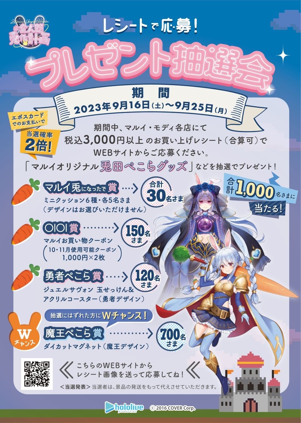 ホロライブ所属VTuber「兎田ぺこら」とコラボレーション！エポスカード