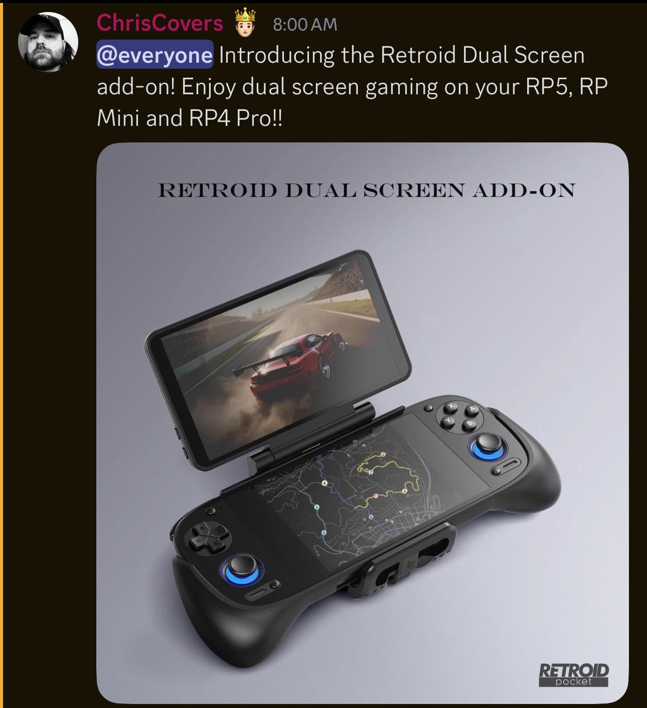 Dual Screen Add On! : r/retroid