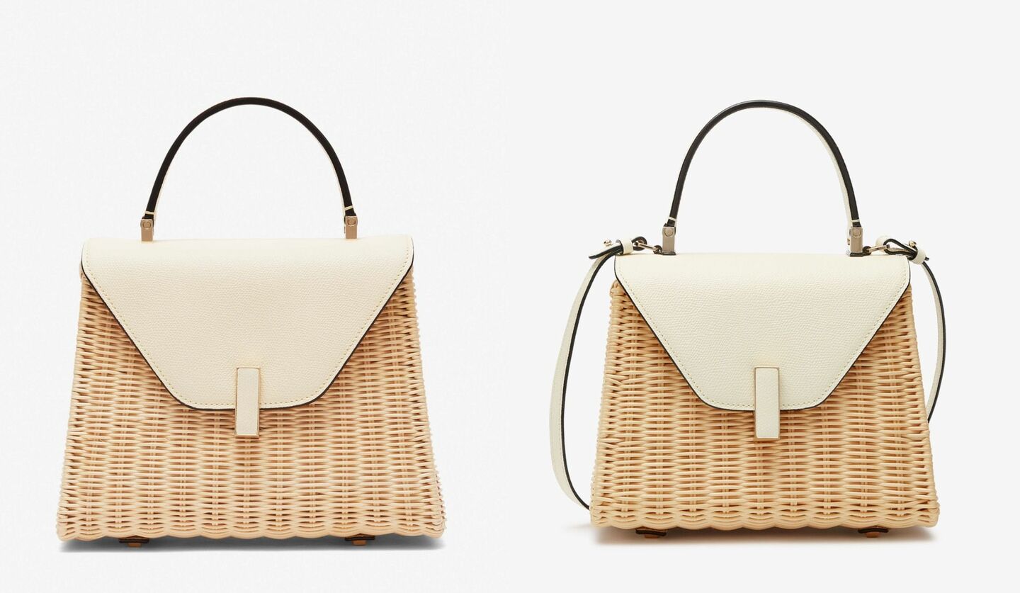 ヴァクトーカゴバックミニ美品(持ち手をテグスにて補強あり)