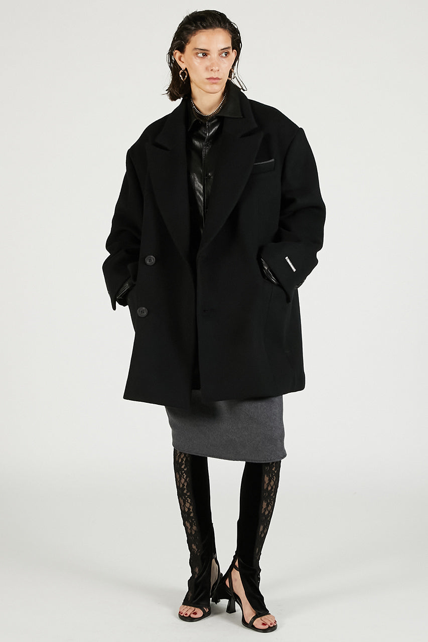 Wool Double Mid-Length Coat - SALE