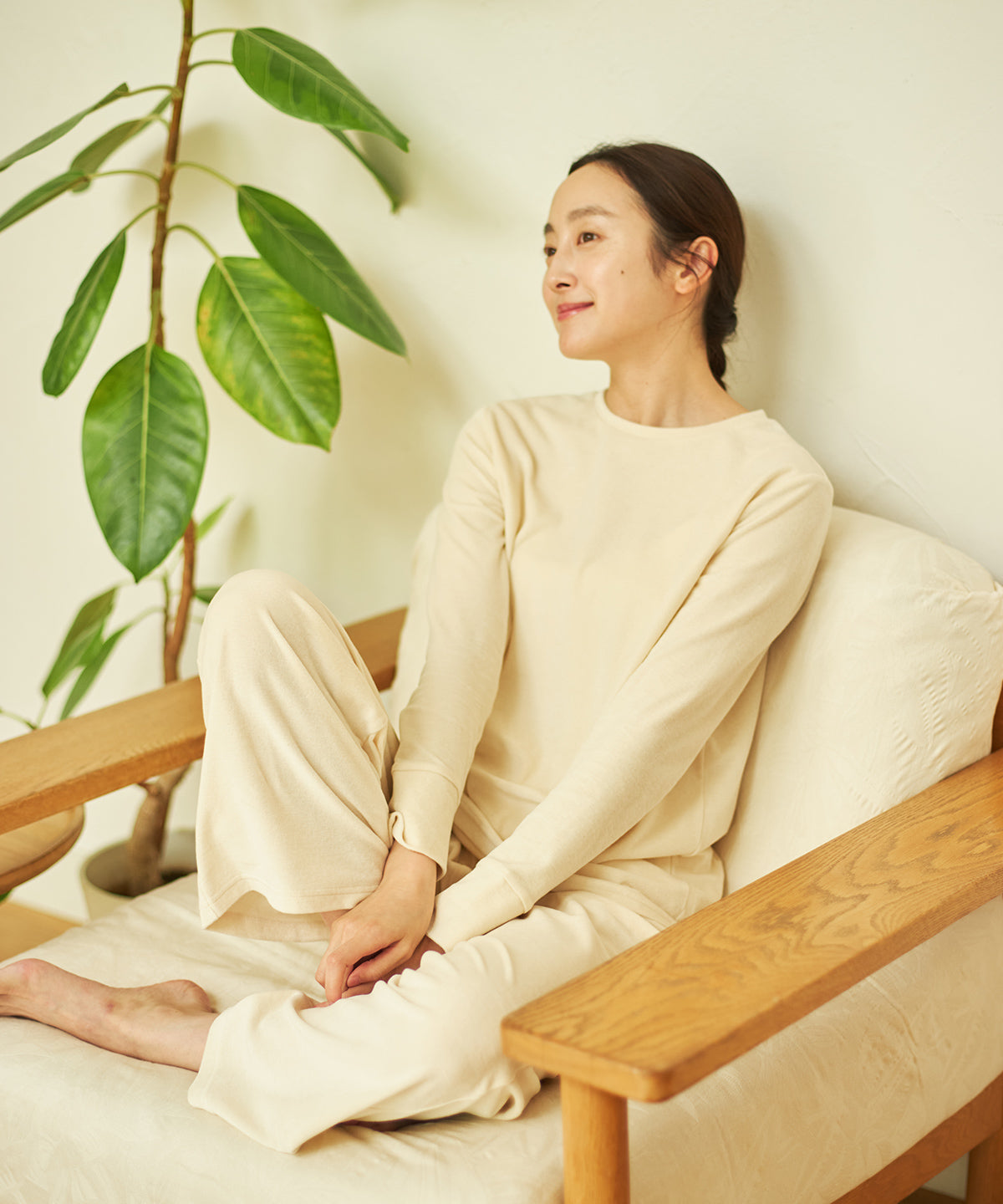 ベロアタックパンツ / オーガニックコットン – PRISTINE