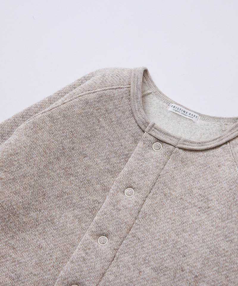 コットンヤク裏毛カーディガン / オーガニックコットン – PRISTINE