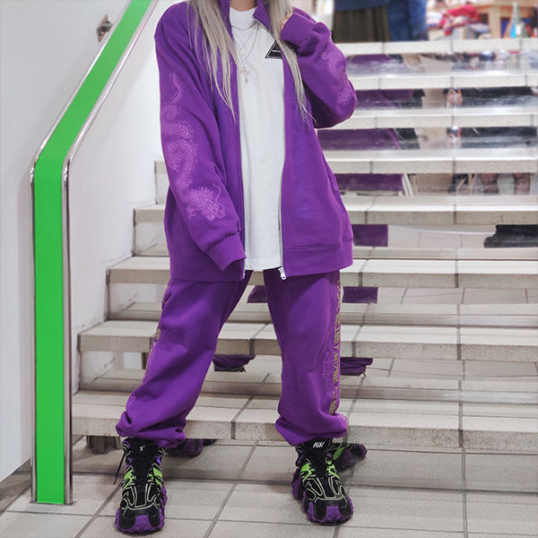 東京13零式 / Zip Sweat 経蔵［Violet］（T13-058） - QOOZA