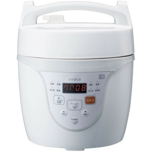 楽天市場】シロカ siroca 電気圧力鍋 おうちシェフPRO レッド SP