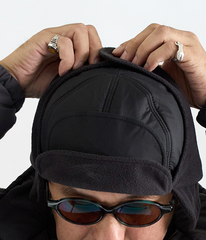 DAIWA PIER 39 TECH FLEECE FLIGHT CAP [BLACK] - Fresh Service