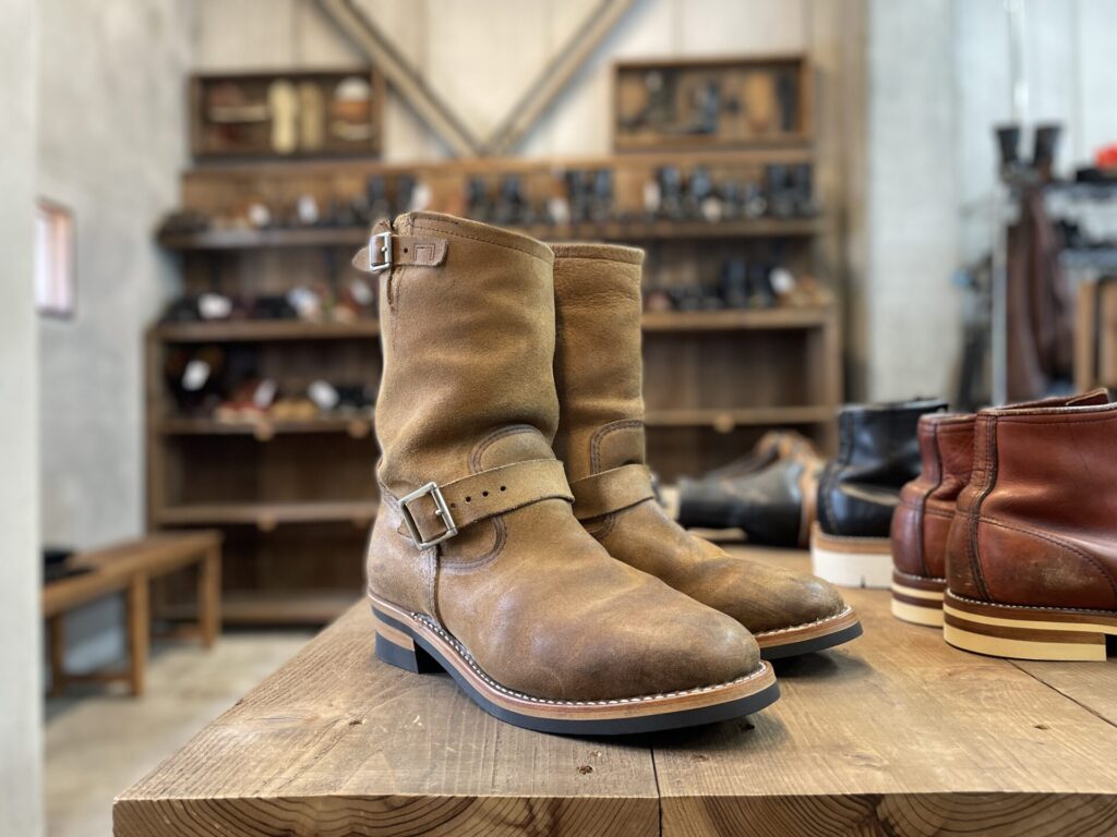 REDWING 8178 エンジニアブーツのスチール抜き・フラットボックス