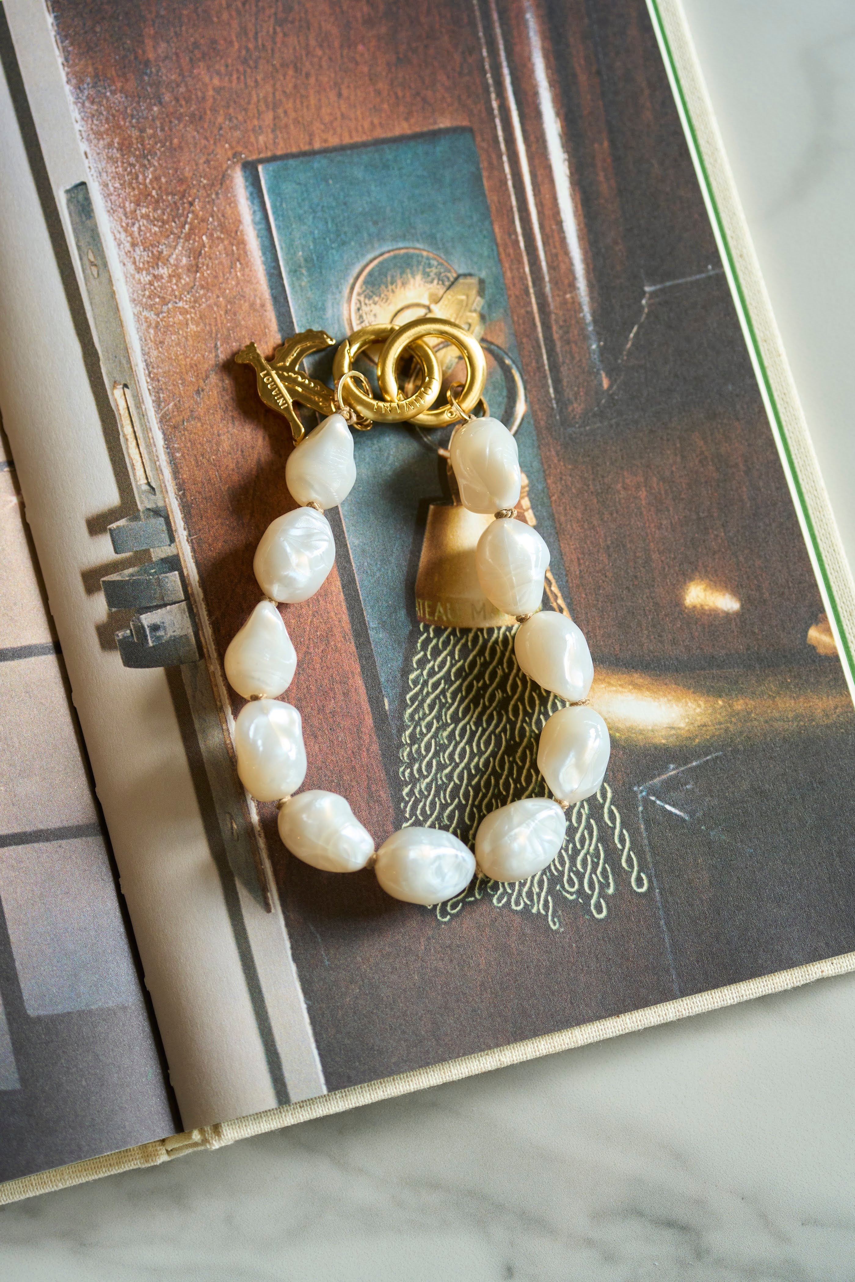 予約販売（3月上旬入荷予定）ハンドストラップ PETIT ROMY PEARL – R