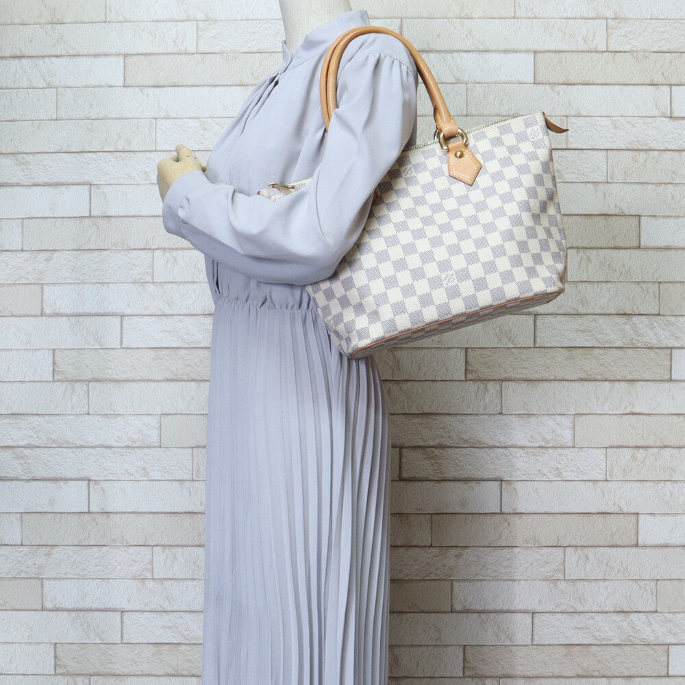 ルイヴィトン ルイヴィトン ダミエ 白 トートバッグ ダミエ アズール