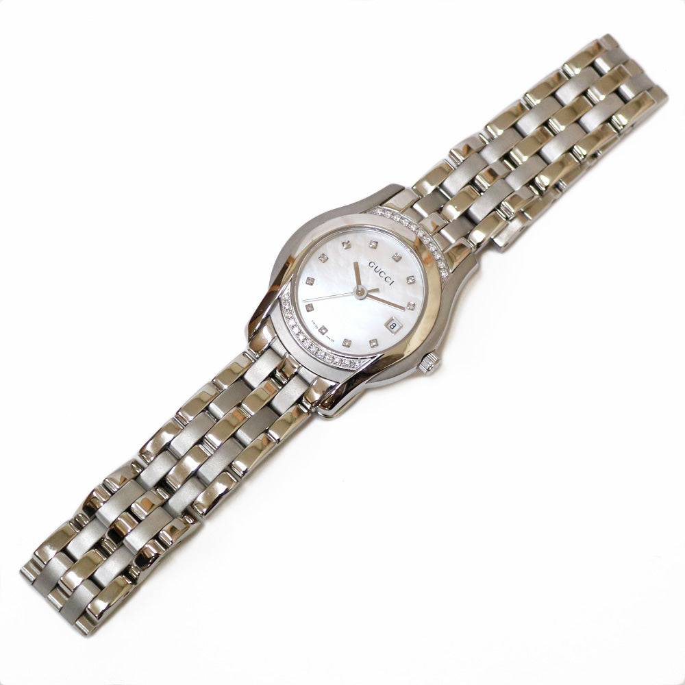グッチ GUCCI 腕時計 ステンレススチール 5500L レディース 中古 【1年
