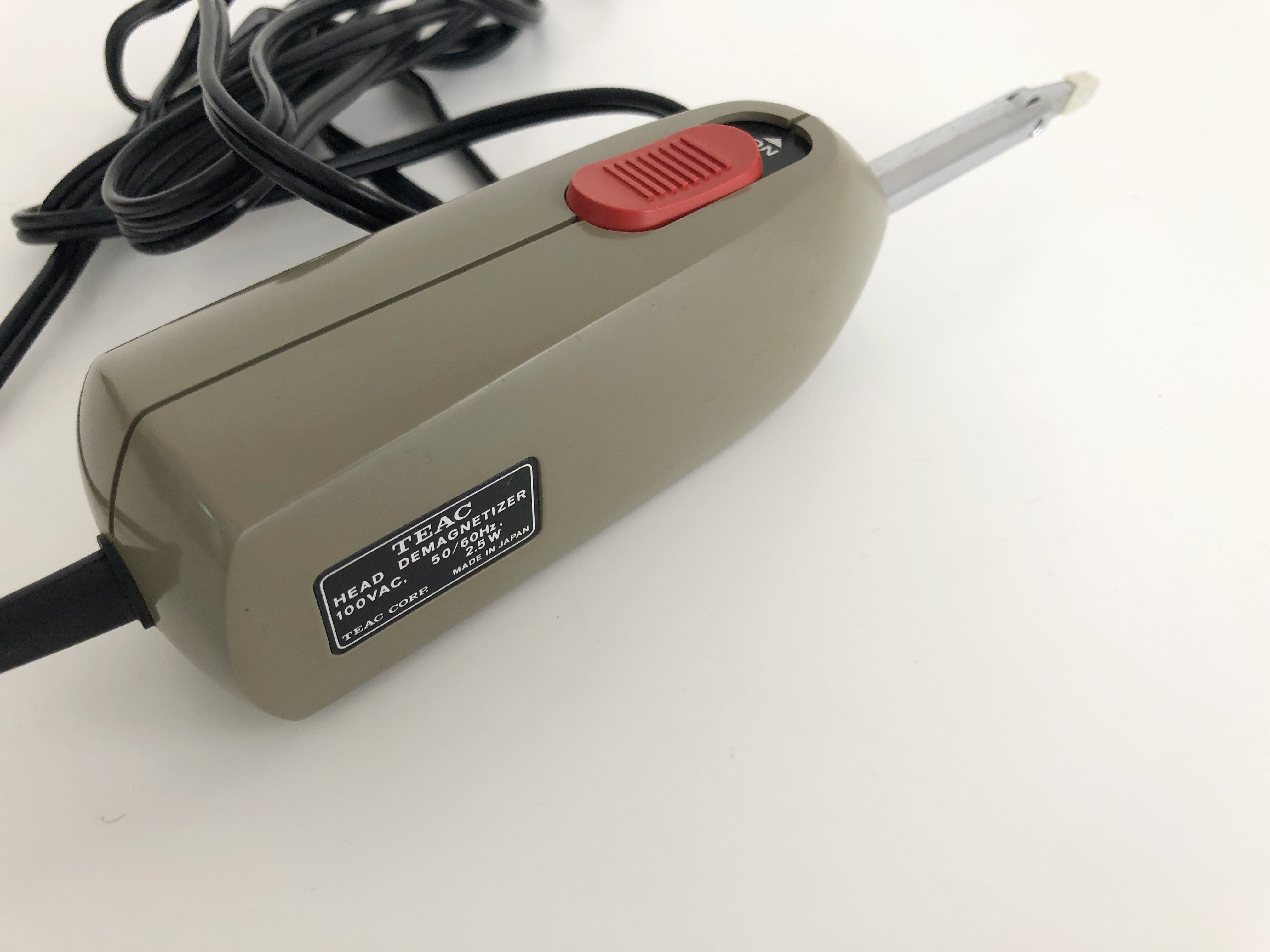 TEAC E-3 ヘッドイレーサー 消磁器 HEAD DEMAGNETIZER ティアック 現状