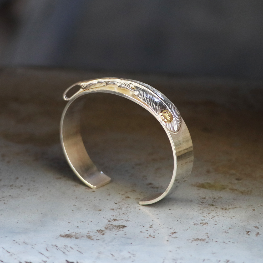 TADY&KING特大SVフェザー平打ちバングルK18ロングホーン ALL ITEM