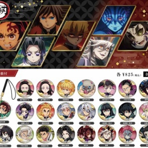 鬼滅の刃 スクエア缶バッジコレクション アナザーカラーVer．第1弾（全
