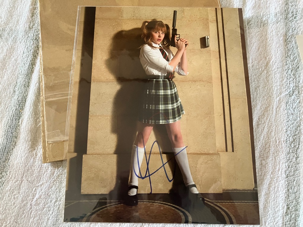 セール！クロエ・グレース・モレッツ直筆サイン入り『キック・アス