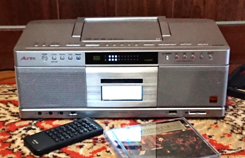 TOSHIBA Aurex ハイレゾ対応SD/USB/CDラジオカセットレコーダー TY-AK2