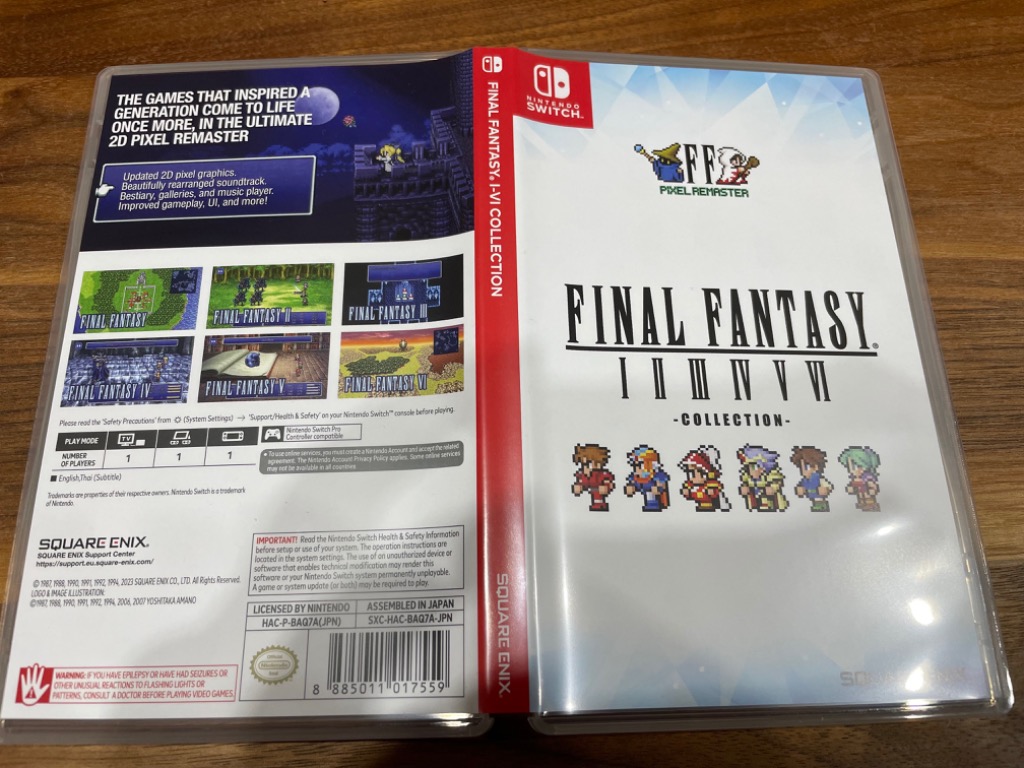 ファイナルファンタジー 1-6 ピクセルリマスター コレクション 海外版