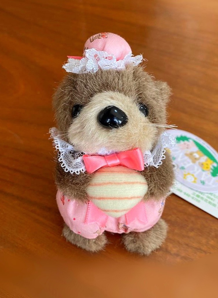レトロ ぬいぐるみ 動物 ラッコ たけのこ TAKENOKO プチぶらんでーと