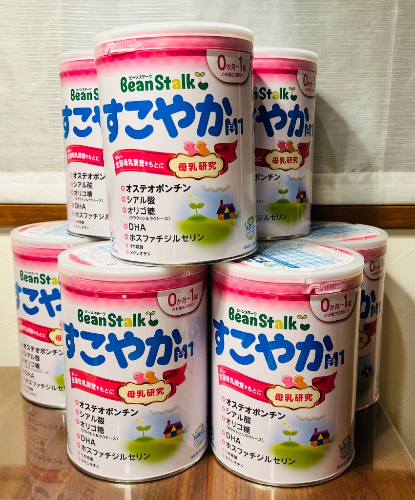 BeanStalk すこやか M1 大缶 800g 8缶セット すこやかM1 粉ミルク