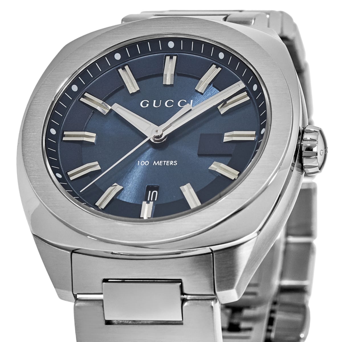 Gucci GG2570 Blue Dial Stainless Steel Men's Watch YA142303