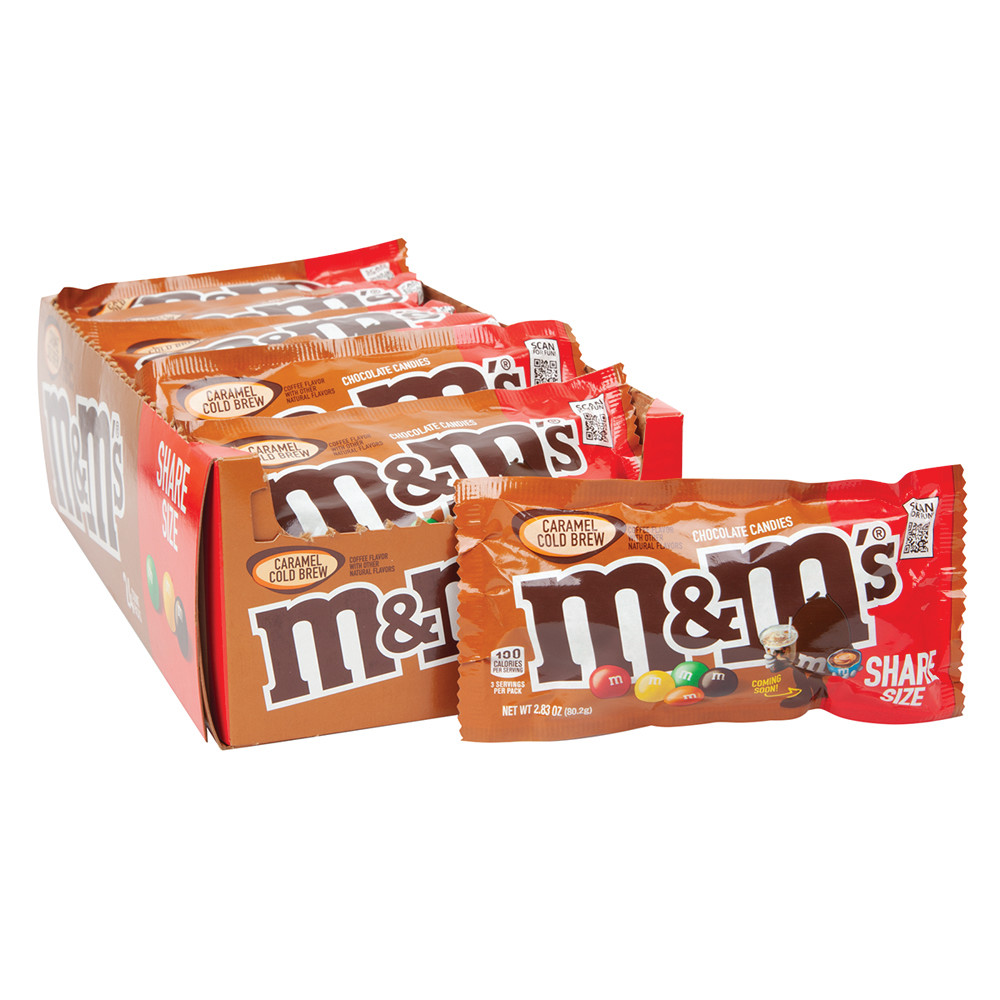 M&M'S Caramel Cold Brew Share Size 2.83 oz Bag | Nassau Candy