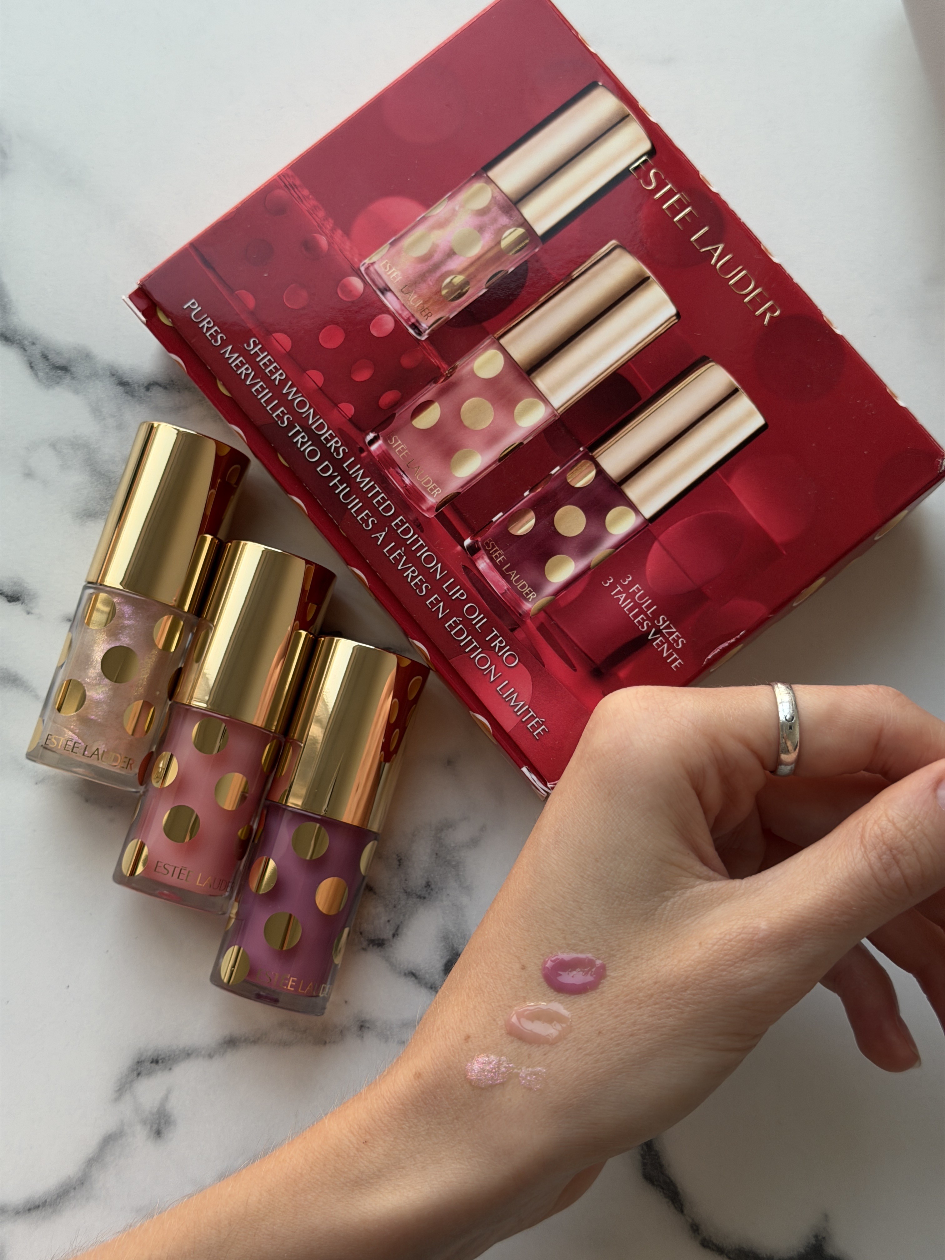 Estée Lauder Sheer Wonders Limited Edition Lip Oil Trio Gift Set