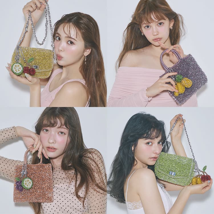 ViViモデルズも大好き♡ANTEPRIMAのバッグ×フルーツチャームじゃら付け