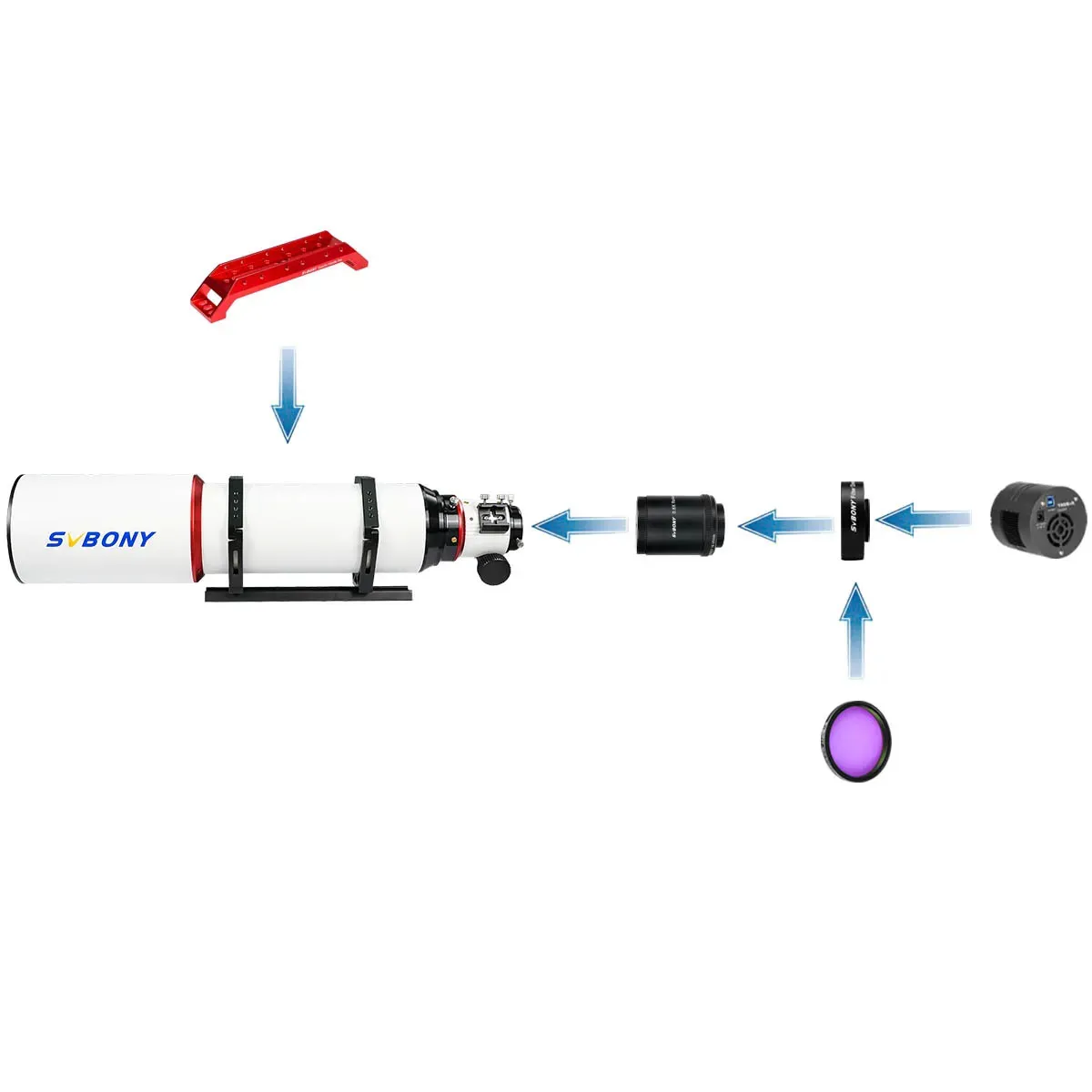 天体望遠鏡 深宇宙撮影セット