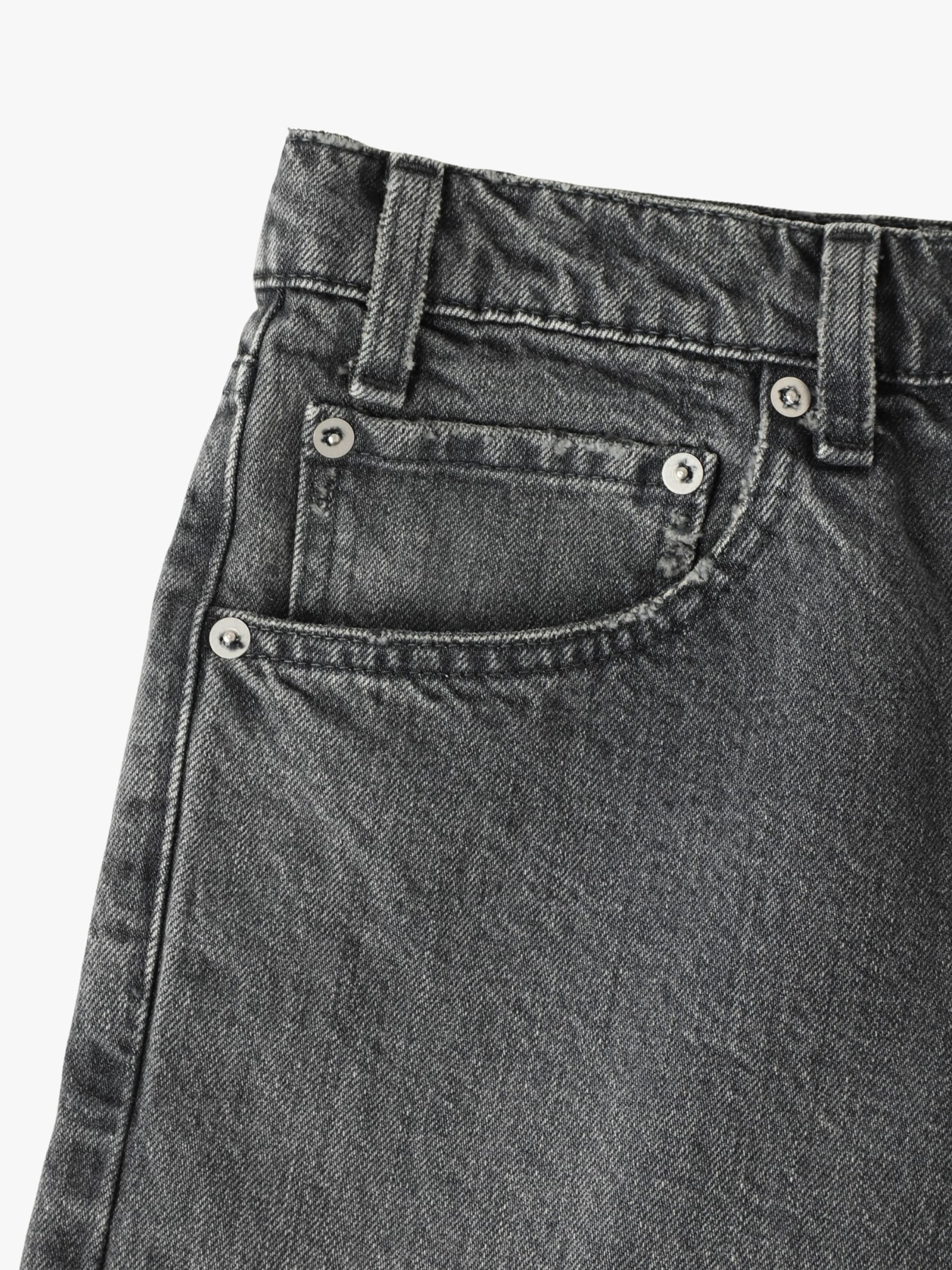 ロバート ワイドフィット ブラックデニムパンツ｜RHC(アールエイチシー