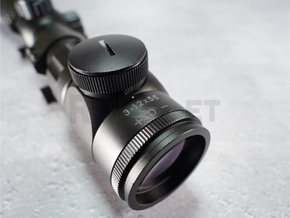 SIGHTRON JAPAN】3-12x56 IR SFP 実銃用ライフルスコープ 海外輸出OEM