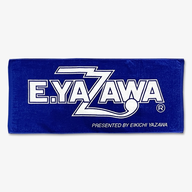 フェイスタオル(ロゴ)ブルー/ホワイト｜DIAMOND MOON通信販売｜矢沢