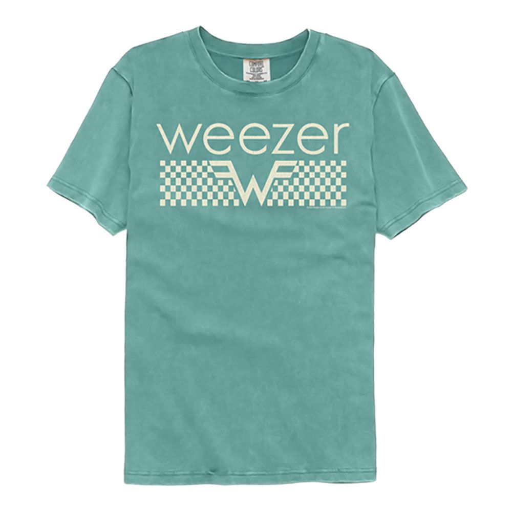 Weezer Offwhite Checkers Official T-Shirt – Rockteez Apparel