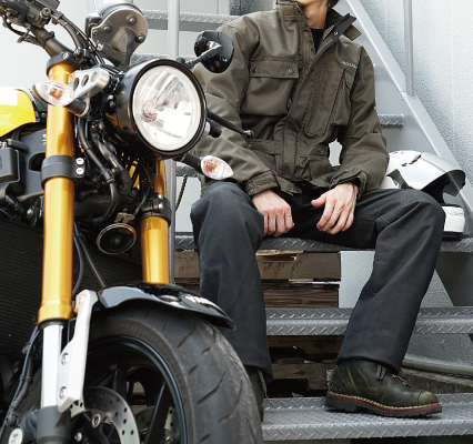 RA7055LF EXR2レザーパンツルーズフィット | ラフ＆ロード