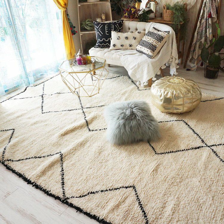 世界に1枚だけ！モロッコ直輸入のウール100％ハンドメイドベニワレン