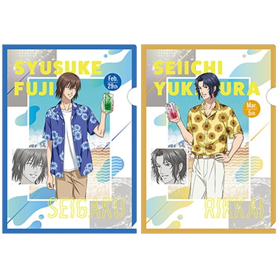 新テニスの王子様 クリアファイルセット 不二周助＆幸村精市｜ホビーの