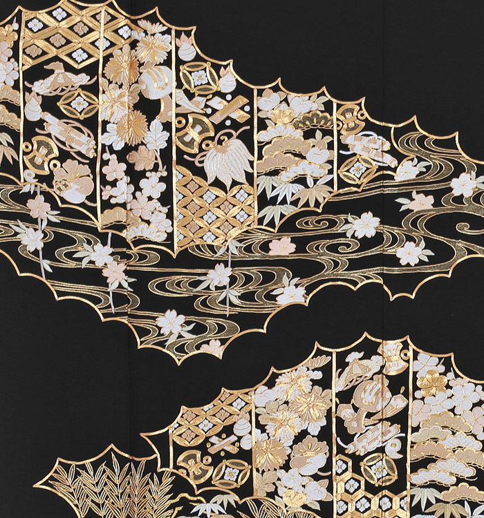 総刺繍 黒留袖 No.CA-0032-Mサイズのレンタル｜きもの365