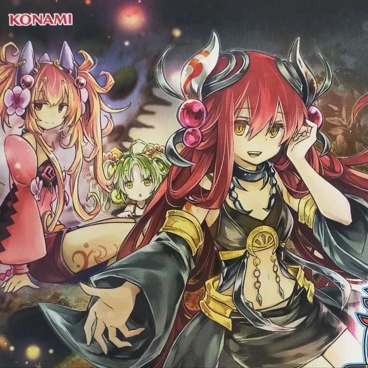 遊戯王 WCQ アロメルス フレシア 蠱惑魔 蟲惑魔 公式 プレイマット