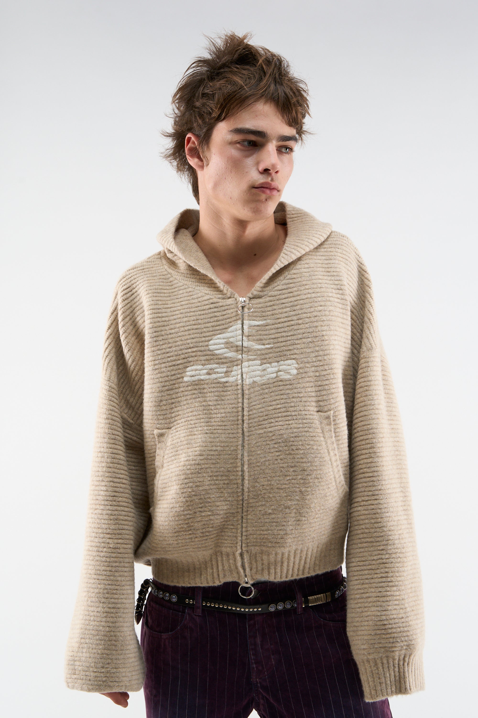 Roots Ecru Knit Zipper – Scuffers