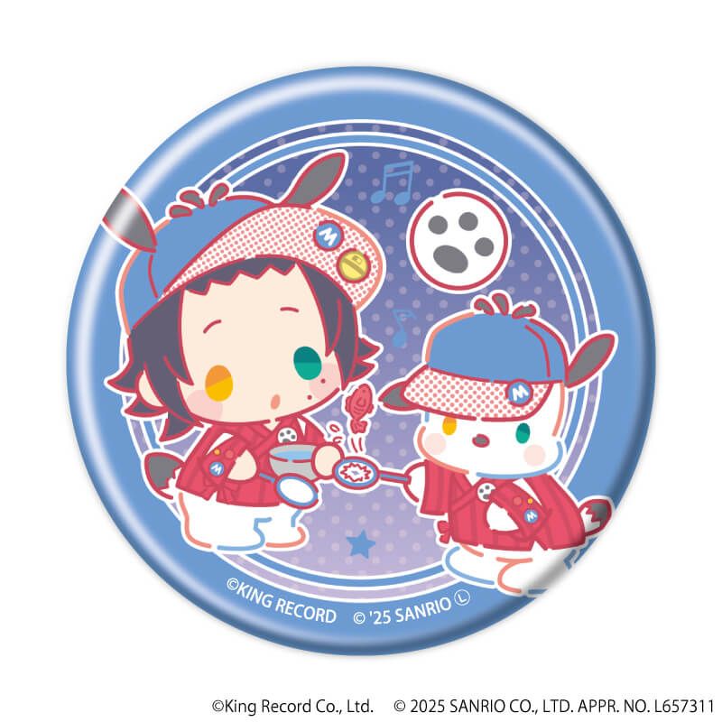 ヒプノシスマイク SANRIO NAKAYOKU EDIT｜マット加工缶バッジ