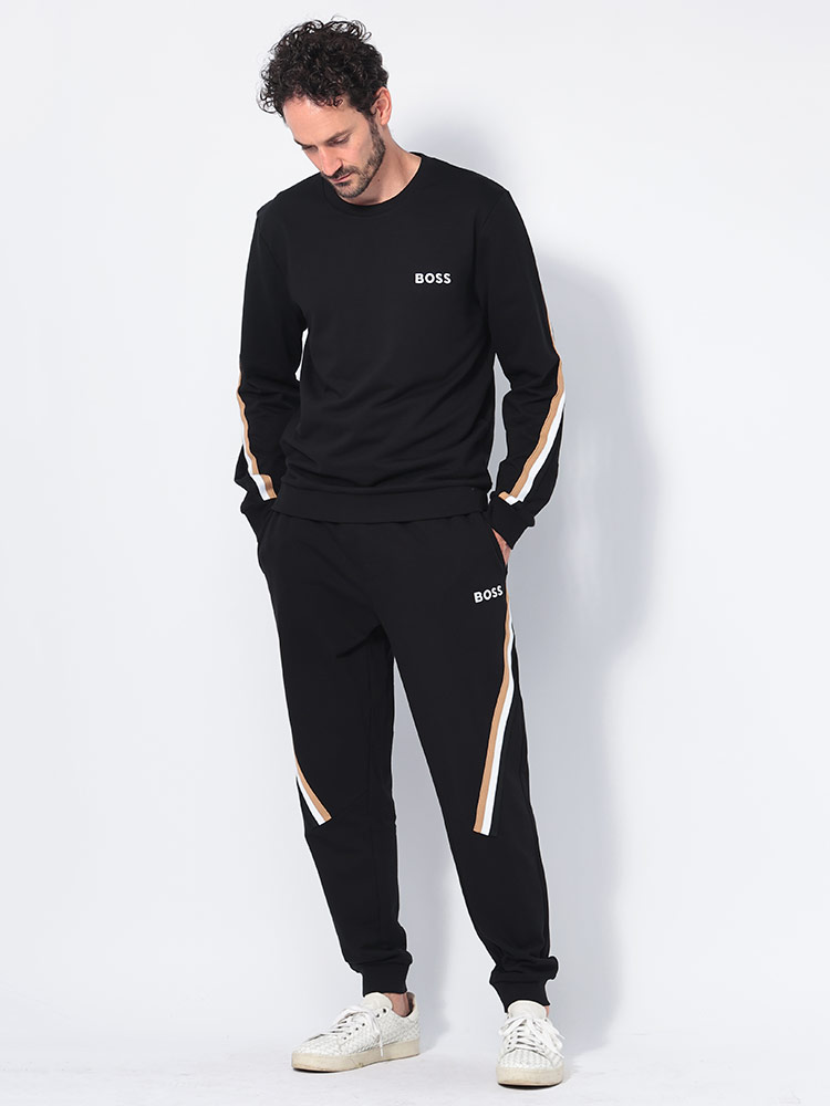 HUGO BOSS (ヒューゴボス) シグネチャーテープ トレーナー スウェット