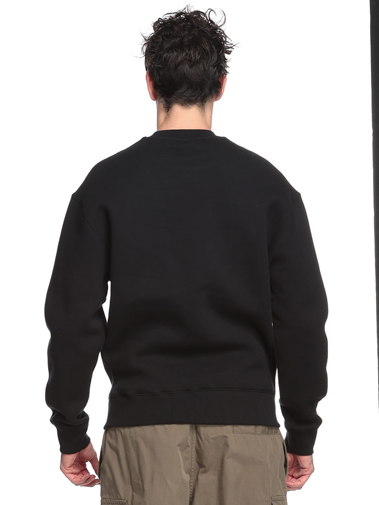 Maison Kitsune (メゾン キツネ) 裏起毛 フォックス刺繍 クルーネック