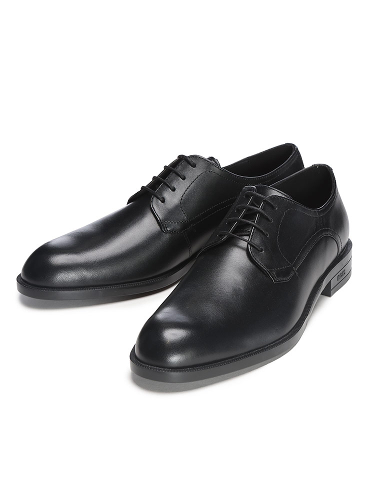 HUGO BOSS (ヒューゴボス) レザー ダブルステッチ ダービーシューズ