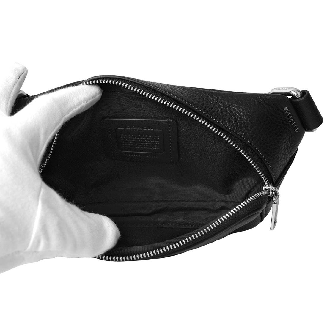 コーチ COACH ショルダーバッグ ペブルドレザー エリアス ミニ ベルト