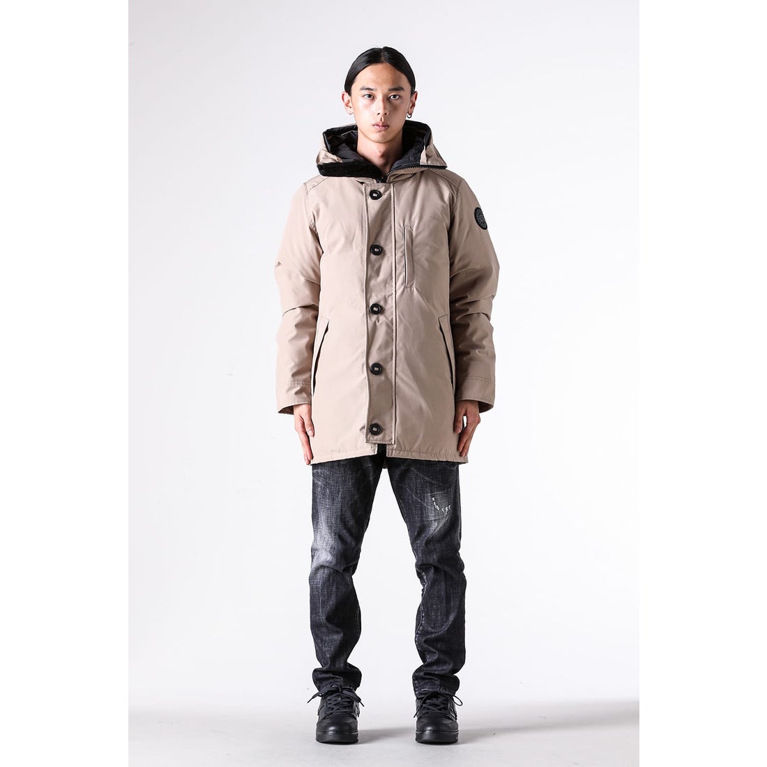 カナダグース CANADA GOOSE Jasper Parka Black Label （Beige